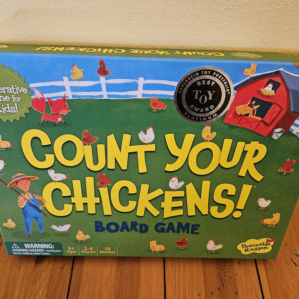 Count Your Chickens Board Game - Green